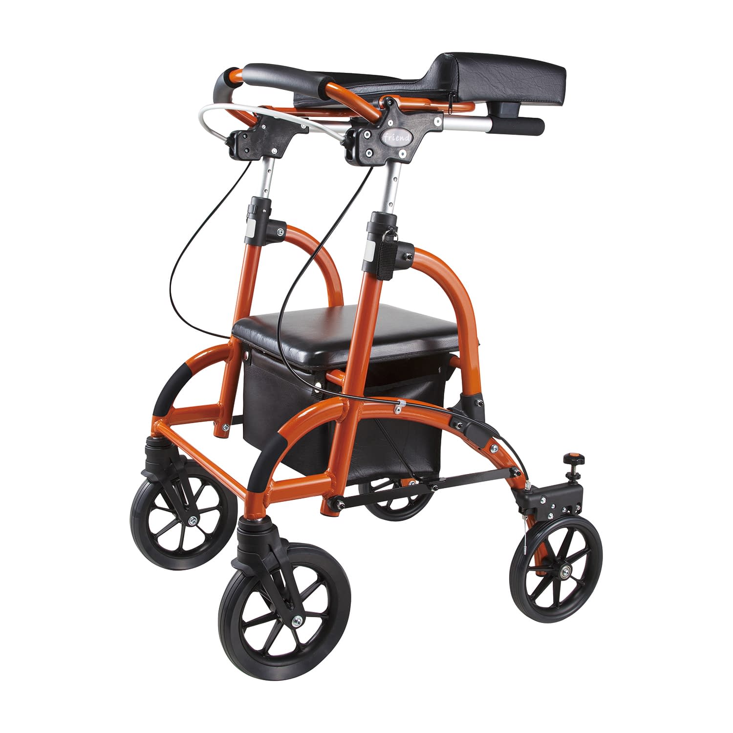 前腕支持台型歩行車 フレンド 24-8204-0002 グレーメタリック ウェルパートナーズ WF-1