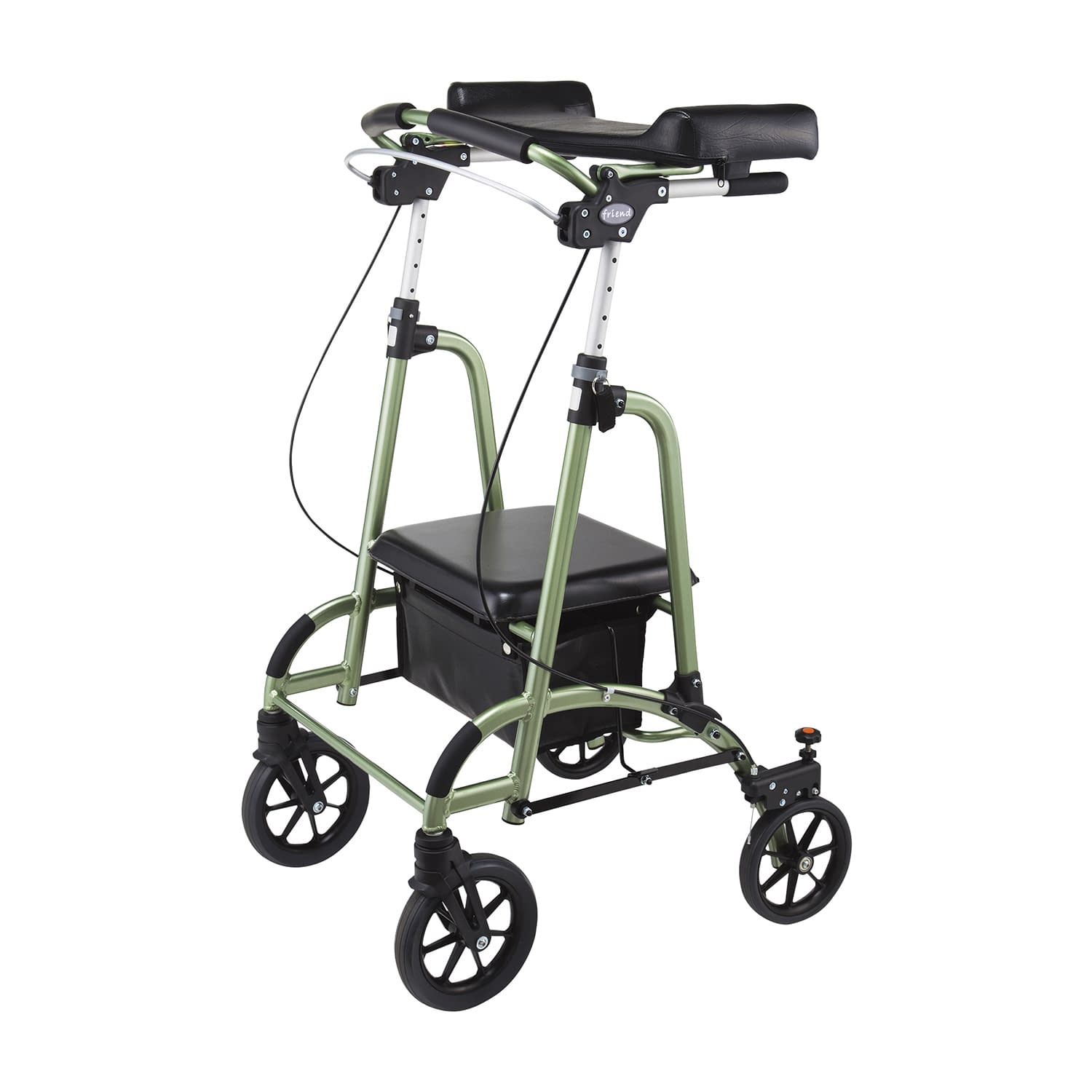 前腕支持台型歩行車 フレンドII 25-2381-0002 グリーン ウェルパートナーズ WF-2