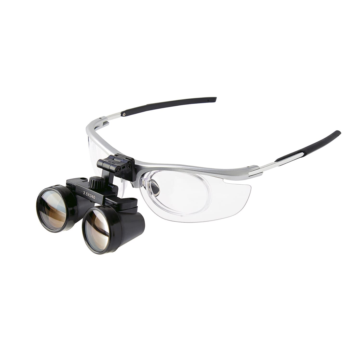 プレミアムルーペ(センター)3．5倍 3.5倍・焦点420 24-7255-0501 シルバー プレミアムプラスジャパン FC-0154(420)