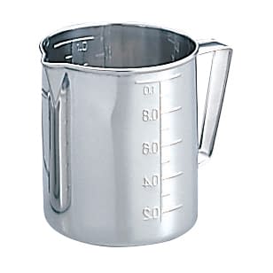 ビーカー(メジャーカップ)1L 03-3265-03 ウルシヤマ金属工業 110X108 (ステンレス)