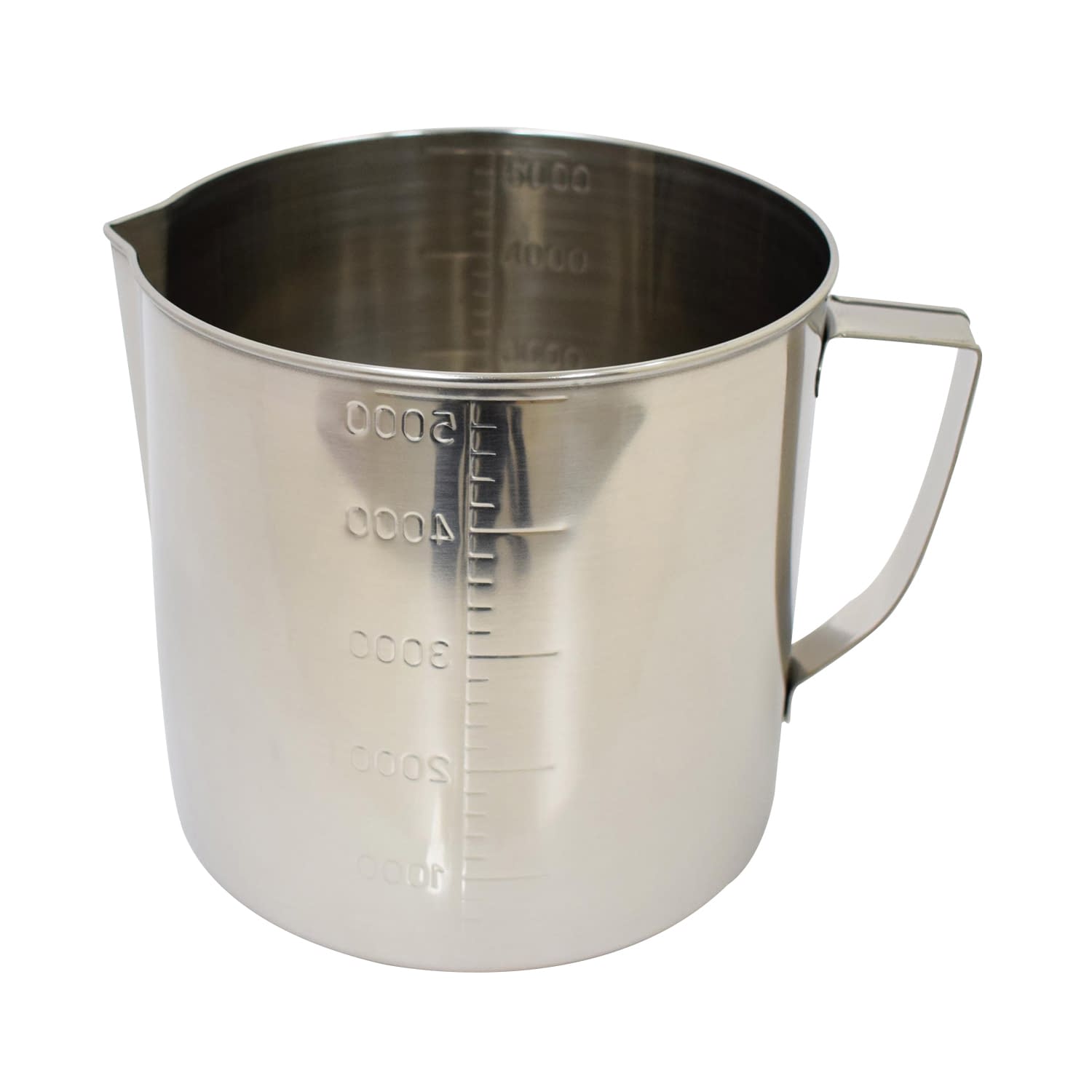 ビーカー(メジャーカップ)5L 03-3265-06 ウルシヤマ金属工業 190X185 (ステンレス)