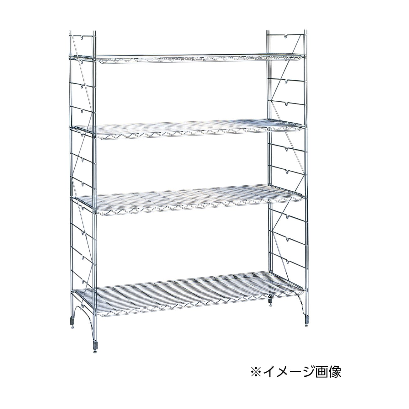 スタンダードエレクターシェルフ4段 03-2660-35 エレクター M1520・M1830(D460)