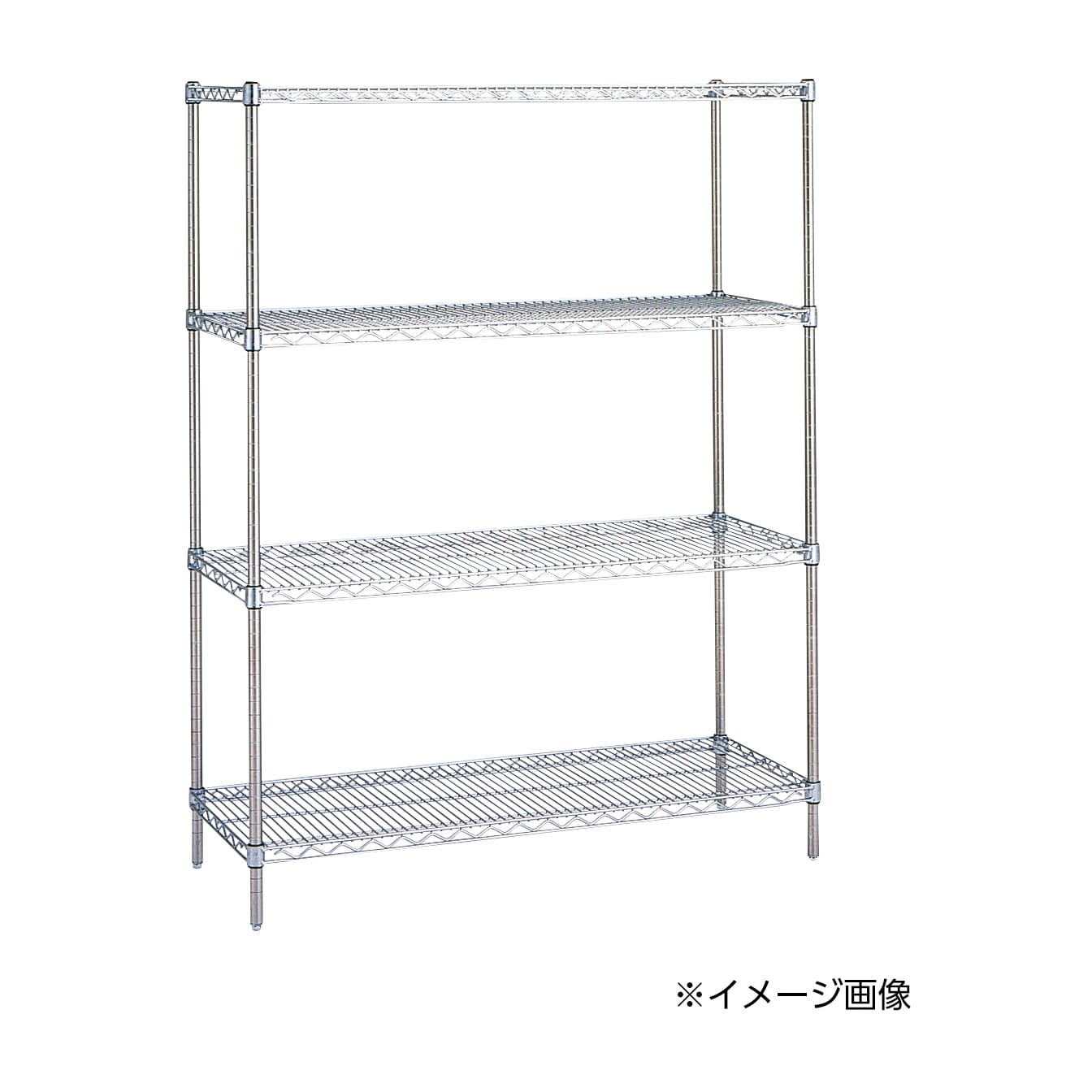 スーパーエレクターシェルフ4段 03-2690-25 エレクター LS910・P1900W(D610)