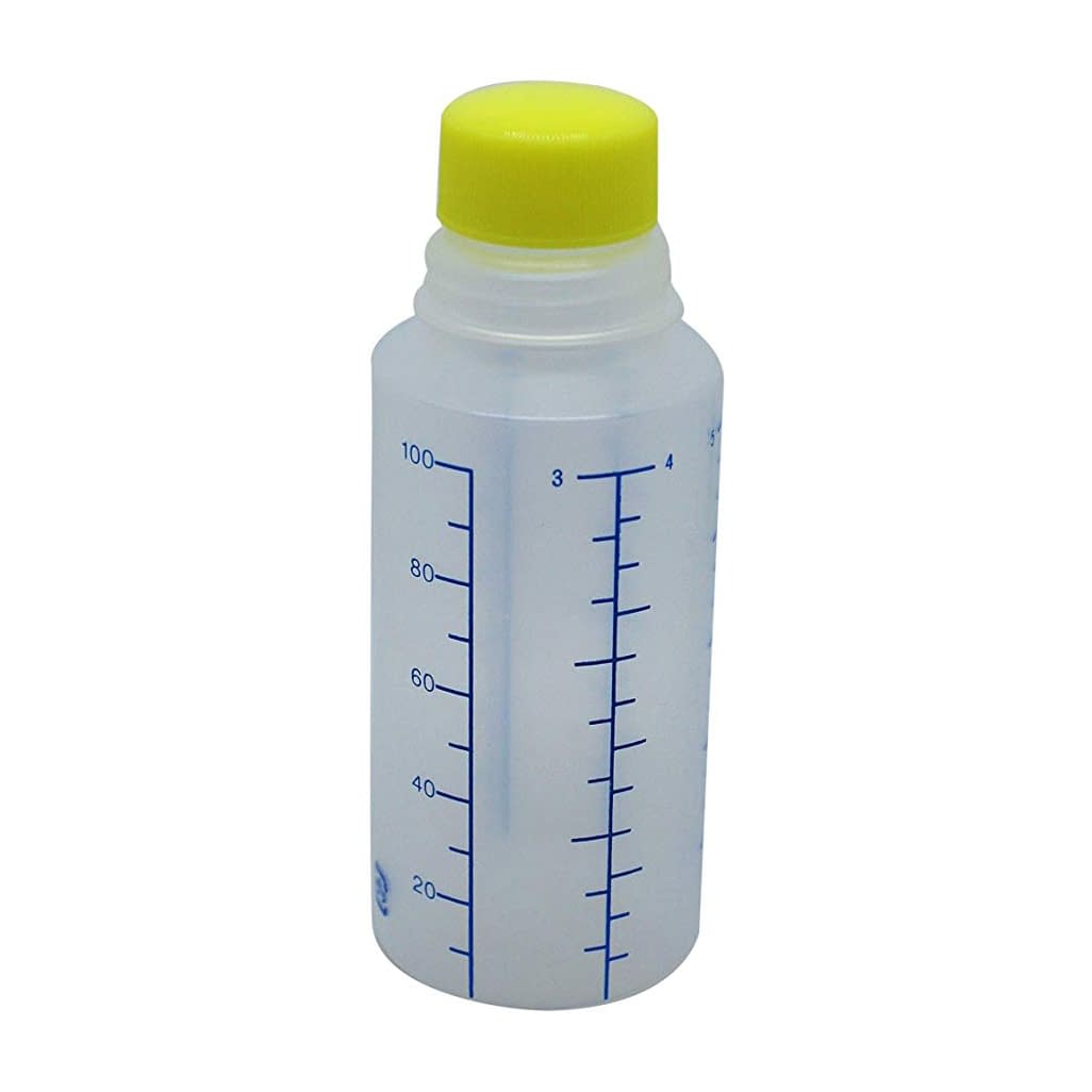 投薬瓶Mボトル(未滅菌) プラスチック薬瓶 08-2920-0504 キャップ:黄 エムアイケミカル 100CC(200ポンイリ)