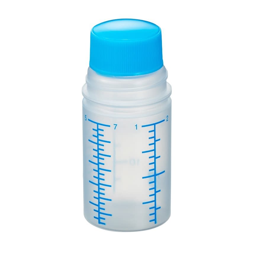 投薬瓶Mボトル(滅菌済) プラスチック薬瓶 08-2920-0202 キャップ:青 エムアイケミカル 30CC(20ポンX25フクロイリ)