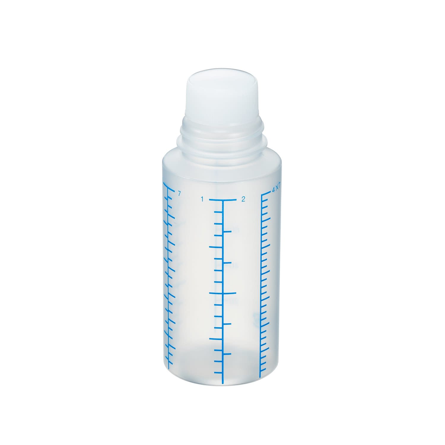 投薬瓶Mボトル(滅菌済) プラスチック薬瓶 08-2920-0601 キャップ：白PE(基本色) エムアイケミカル 100CC(10ポンX20フクロイリ)