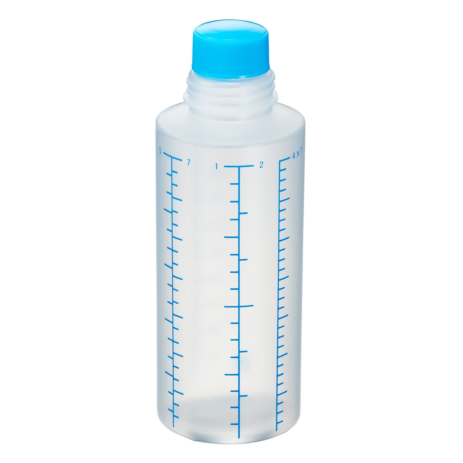 投薬瓶Mボトル(滅菌済) プラスチック薬瓶 08-2920-0802 キャップ:青 エムアイケミカル 200CC(5ホンX22フクロイリ)