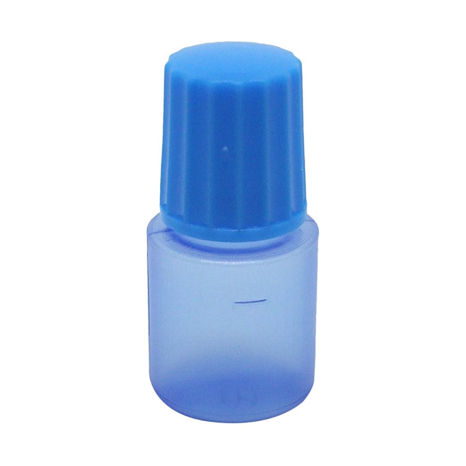 点滴容器ノーベル1号(未滅菌) 08-3030-0112 本体：コバルト キャップ：青 エムアイケミカル 5CC(100ポンイリ)
