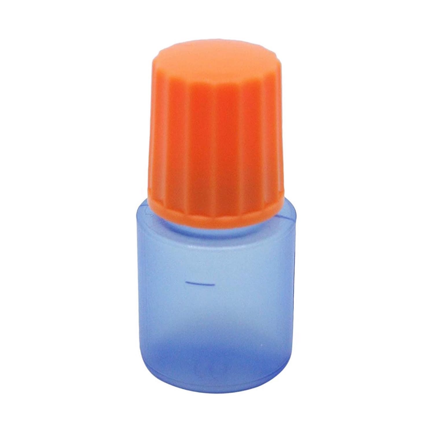 点滴容器ノーベル1号(未滅菌) 08-3030-0121 本体：コバルト キャップ：オレンジ エムアイケミカル 5CC(100ポンイリ)