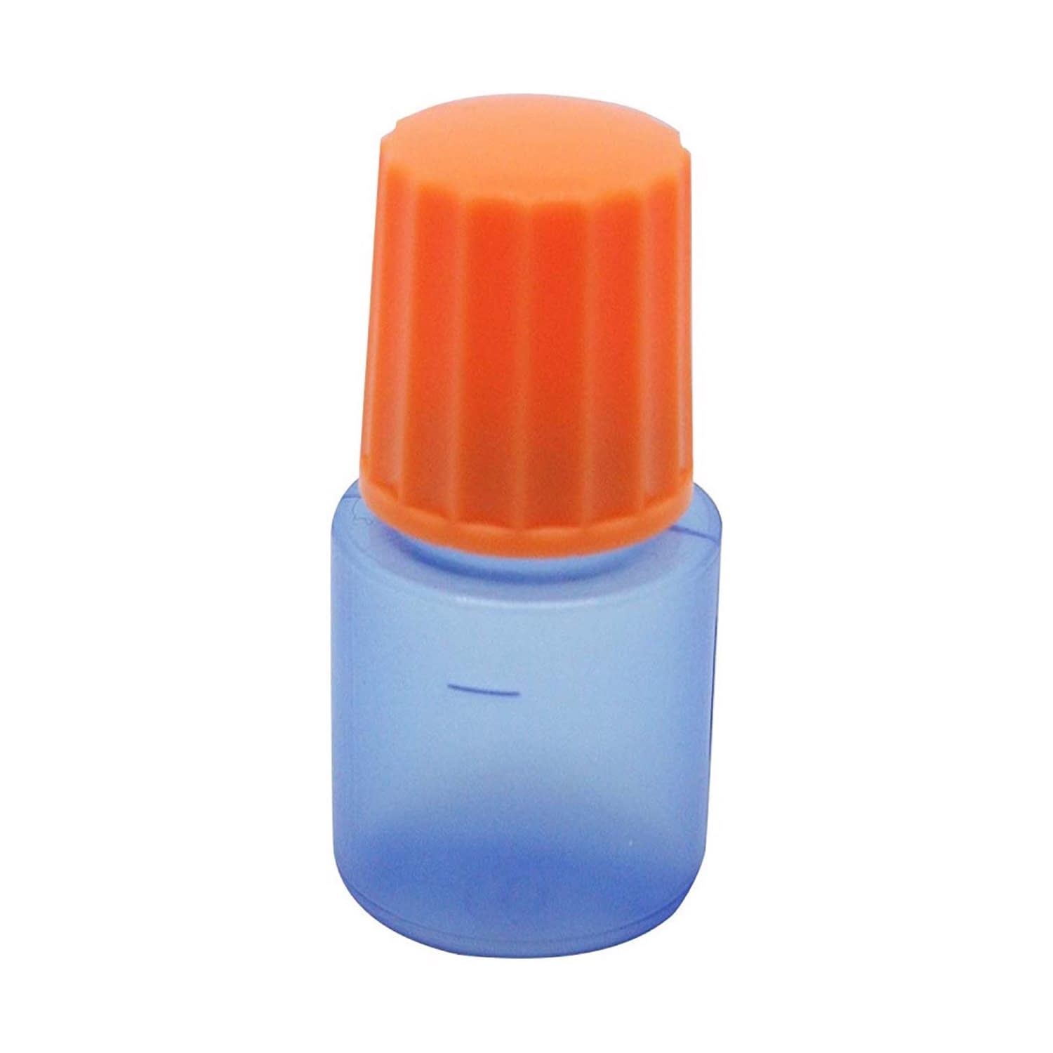 点滴容器ノーベル3号(未滅菌) 08-3030-0321 本体：コバルト キャップ：オレンジ エムアイケミカル 10CC(100ポンイリ)