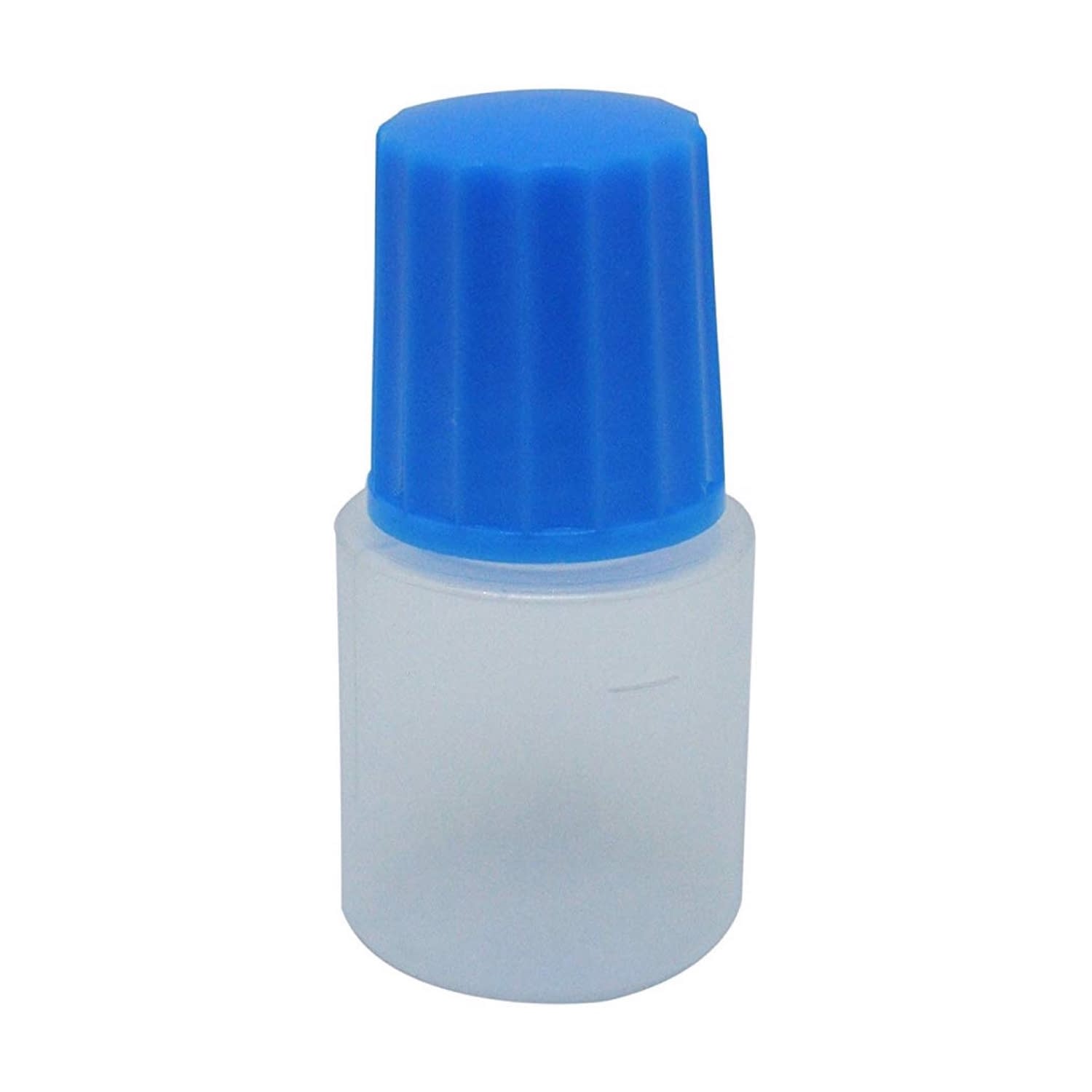 点滴容器ノーベル1号(滅菌済) 08-3030-0201 本体：白 キャップ：青 エムアイケミカル 5CC(25ホンX10フクロイリ)