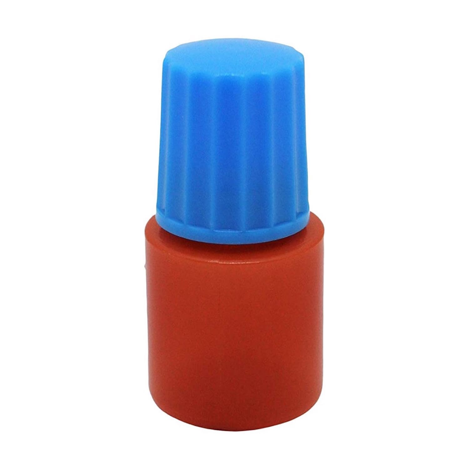 点滴容器ノーベル1号(滅菌済) 08-3030-0223 本体：茶 キャップ：青 エムアイケミカル 5CC(25ホンX10フクロイリ)