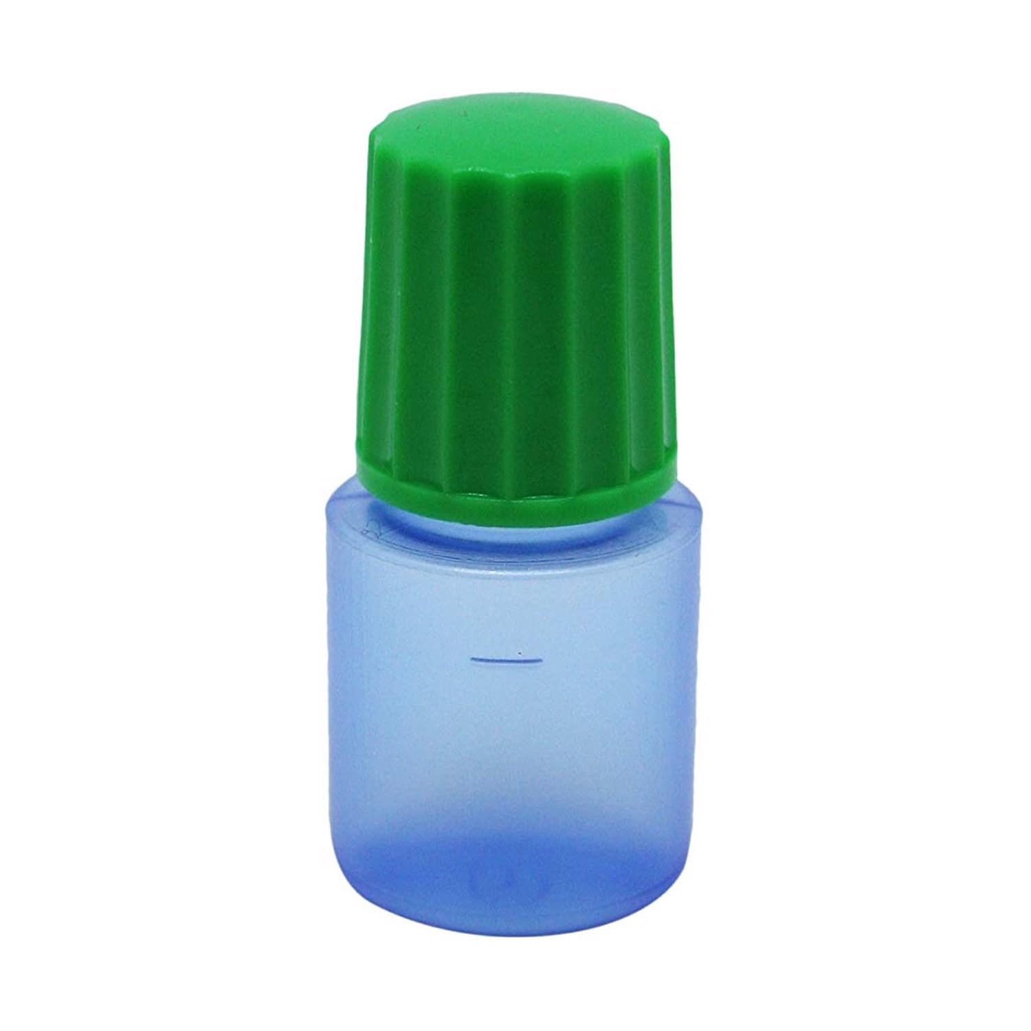 点滴容器ノーベル3号(滅菌済) 08-3030-0414 本体:コバルト キャップ:緑 エムアイケミカル 10CC(25ホンX6フクロイリ)