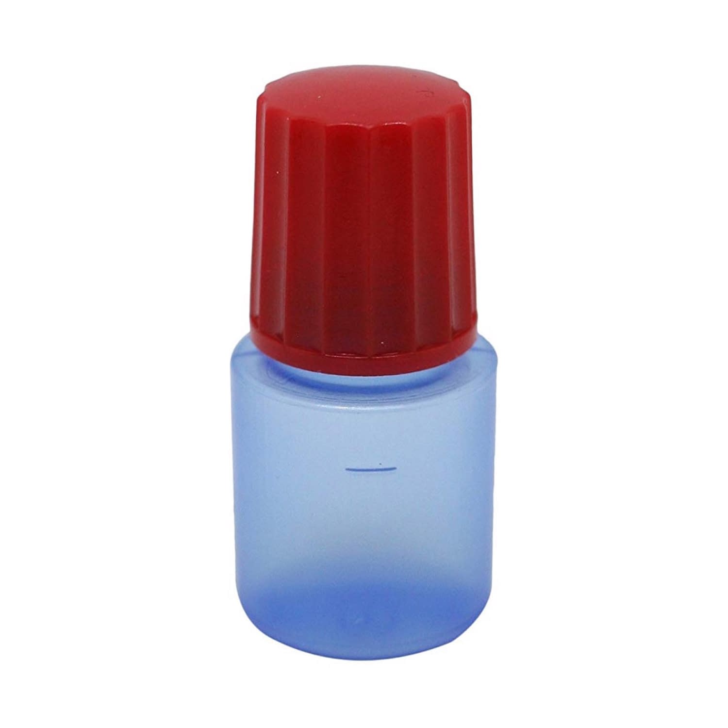 点滴容器ノーベル3号(滅菌済) 08-3030-0416 本体：コバルト キャップ：赤 エムアイケミカル 10CC(25ホンX6フクロイリ)