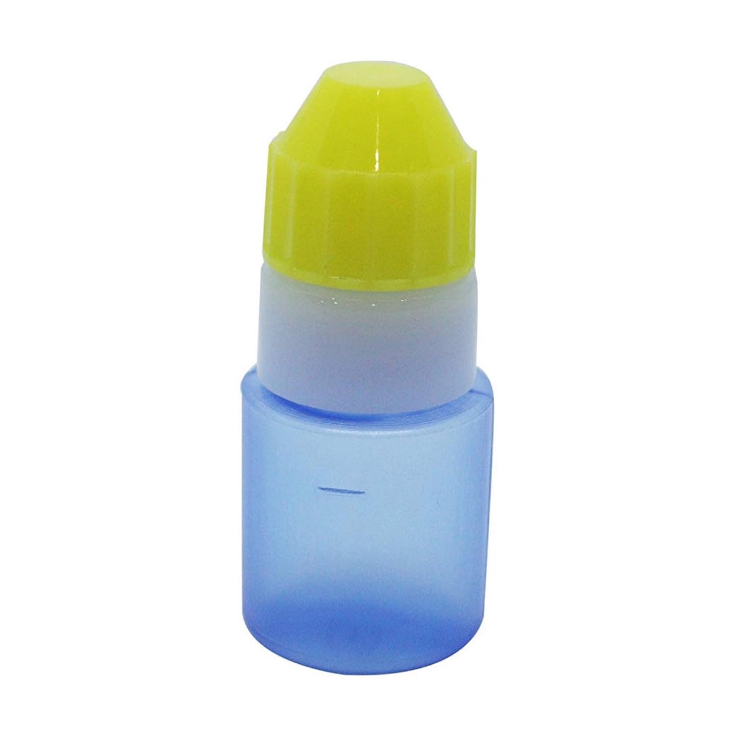 点滴容器フレッシュ3号(滅菌済) 08-3025-0413 本体:コバルト キャップ:黄 エムアイケミカル 10CC(25ホンX6フクロイリ)