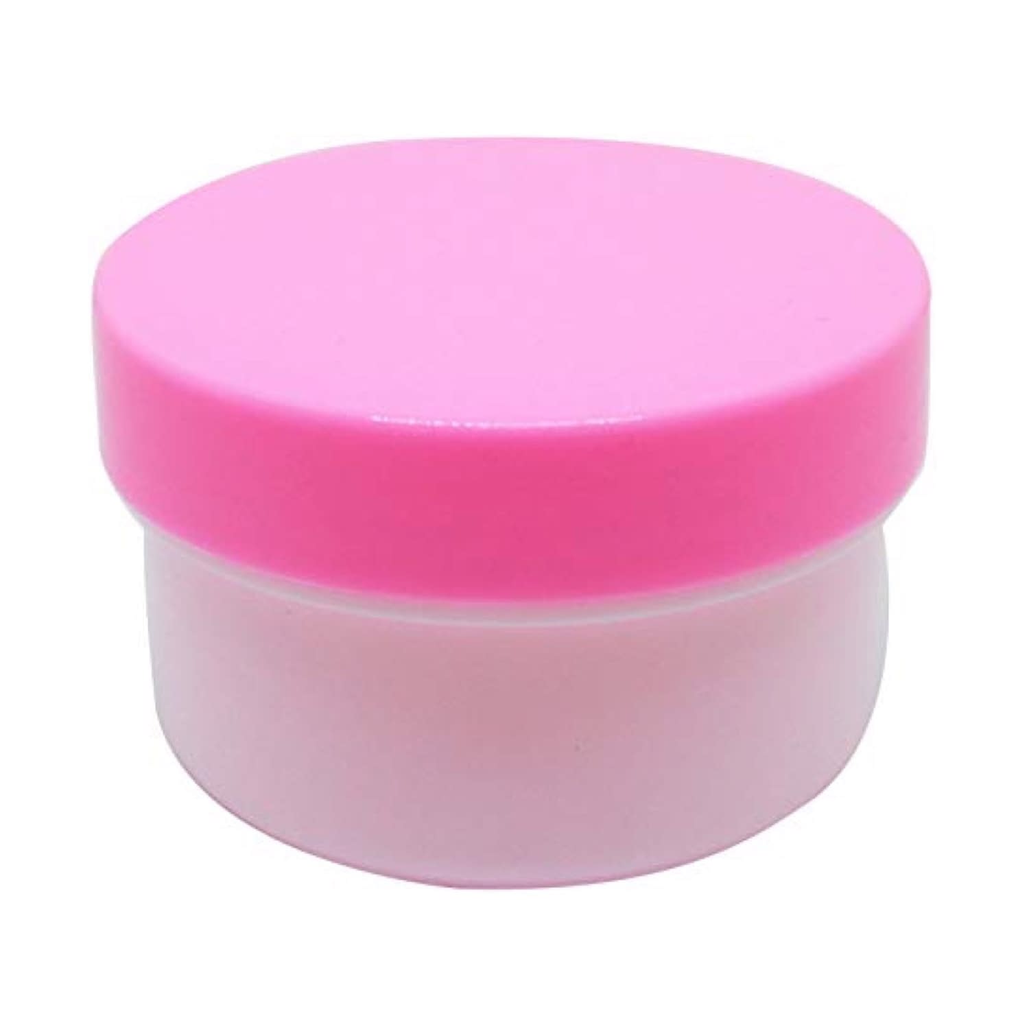 軟膏容器プラ壷A-2号(未滅菌) 08-2975-0206 キャップ:ピンク エムアイケミカル 11CC(100コイリ)