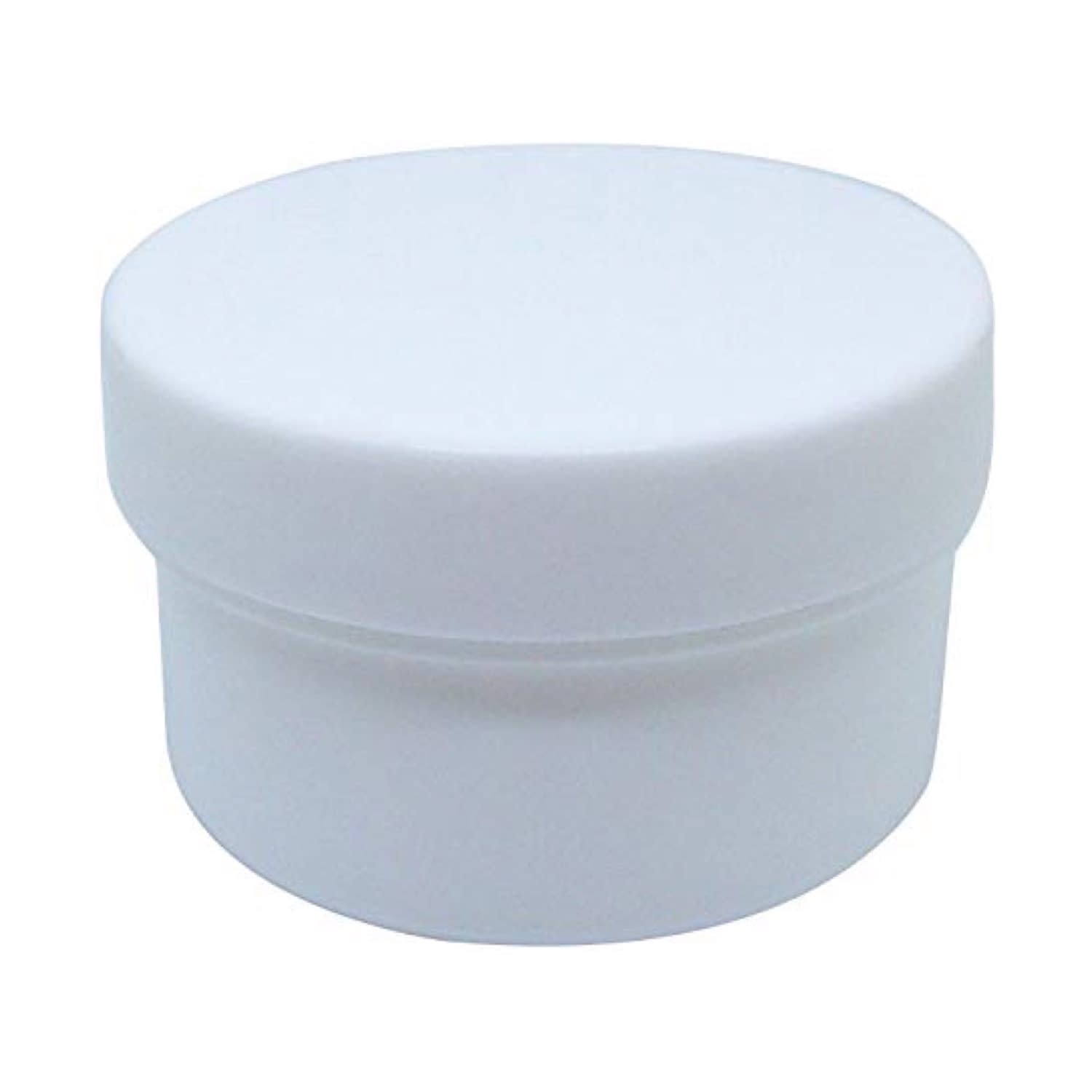 軟膏容器プラ壷A-4号(未滅菌) 08-2975-0402 キャップ:白 エムアイケミカル 33CC(50コイリ)