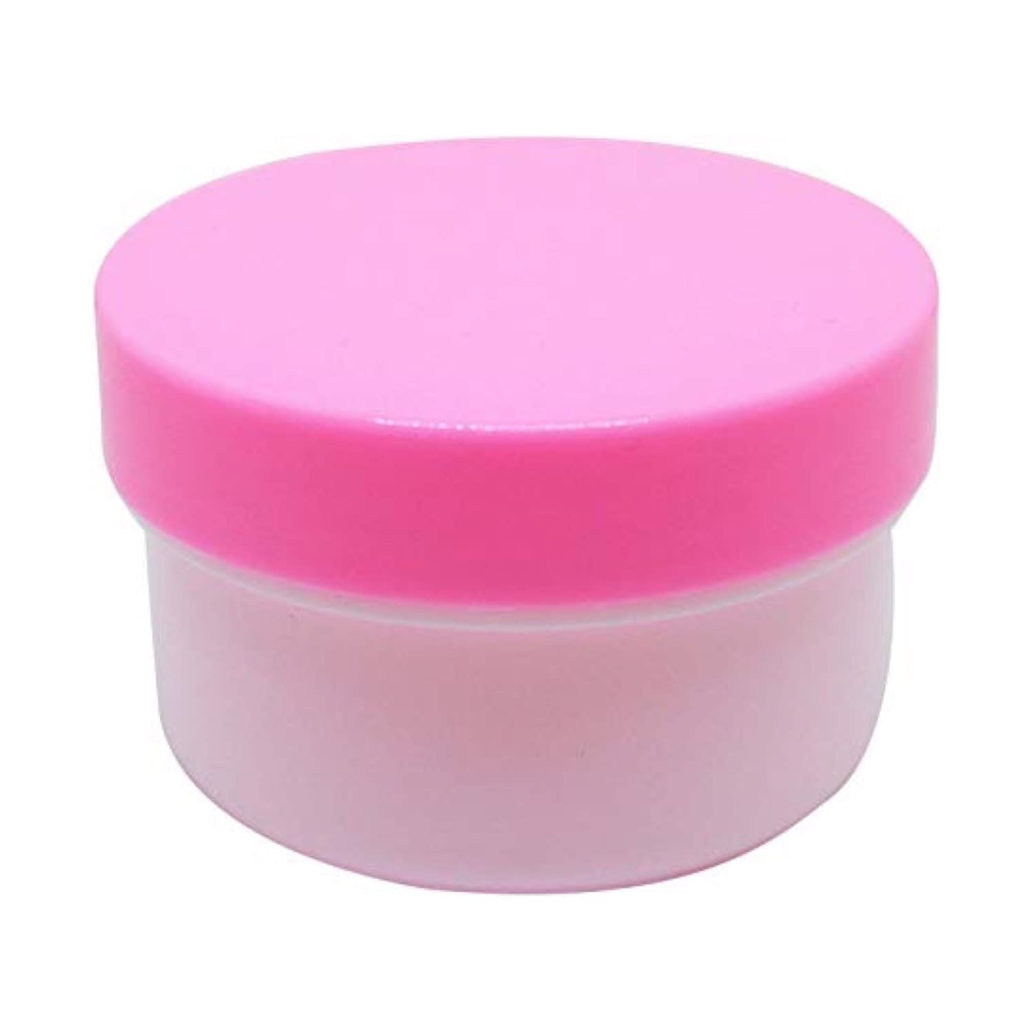 軟膏容器プラ壷A－6号(未滅菌) 08-2975-0606 キャップ：ピンク エムアイケミカル 115CC(50コイリ)