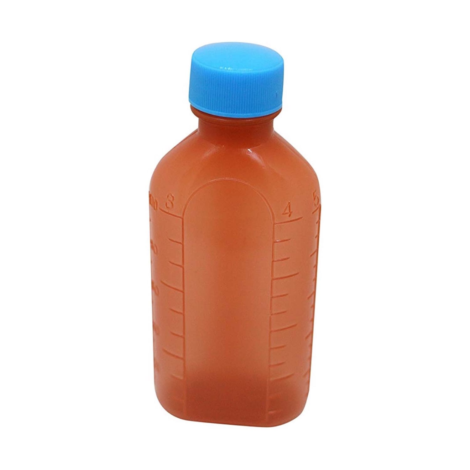 投薬瓶PPB茶(未滅菌) 08-2860-0402 キャップ：青 エムアイケミカル 200CC(100ポンイリ)