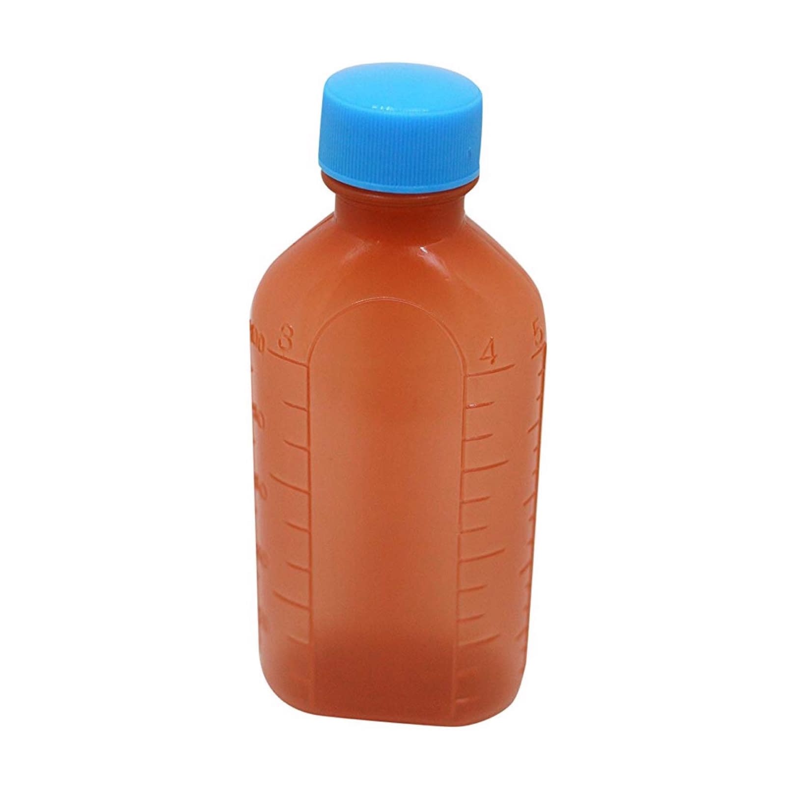 投薬瓶PPB茶(滅菌済) プラスチック薬瓶 08-2865-0602 キャップ:青 エムアイケミカル 500CC(2ホンX25フクロイリ)