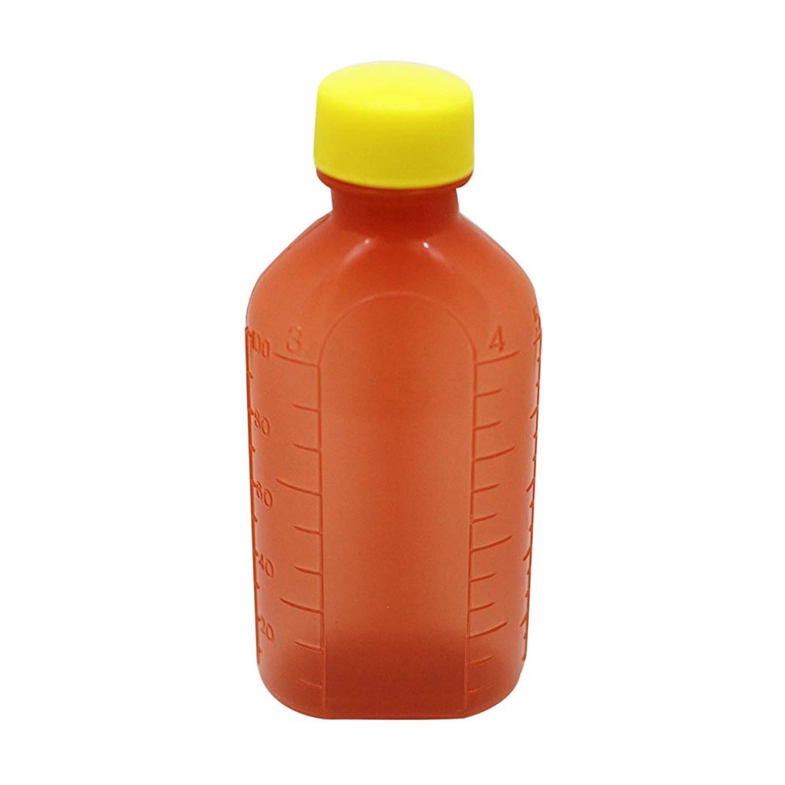 投薬瓶PPB茶(滅菌済) プラスチック薬瓶 08-2865-0604 キャップ:黄 エムアイケミカル 500CC(2ホンX25フクロイリ)