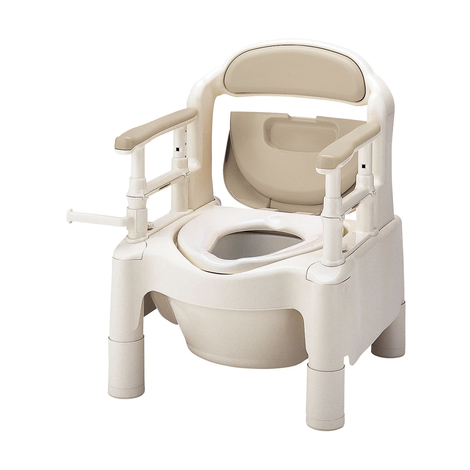 ポータブルトイレFX-CPちびくま 標準 20-6005-0002 ベージュ アロン化成 ノーマル