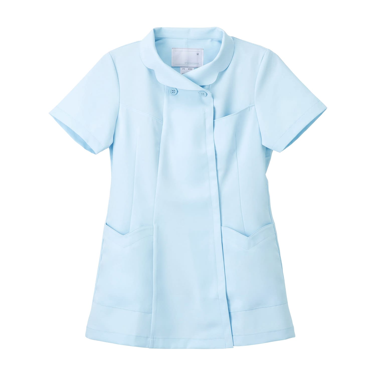 女子上衣 24-8131-0404 ブルー ナガイレーベン FY-4582(EL)