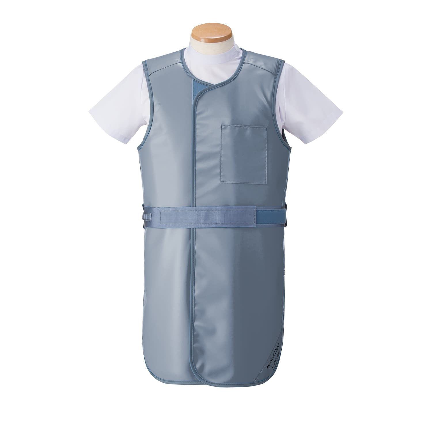 防護衣 コート 24-8495-0006 グレー マエダ MLC-25M(マジカルライト)