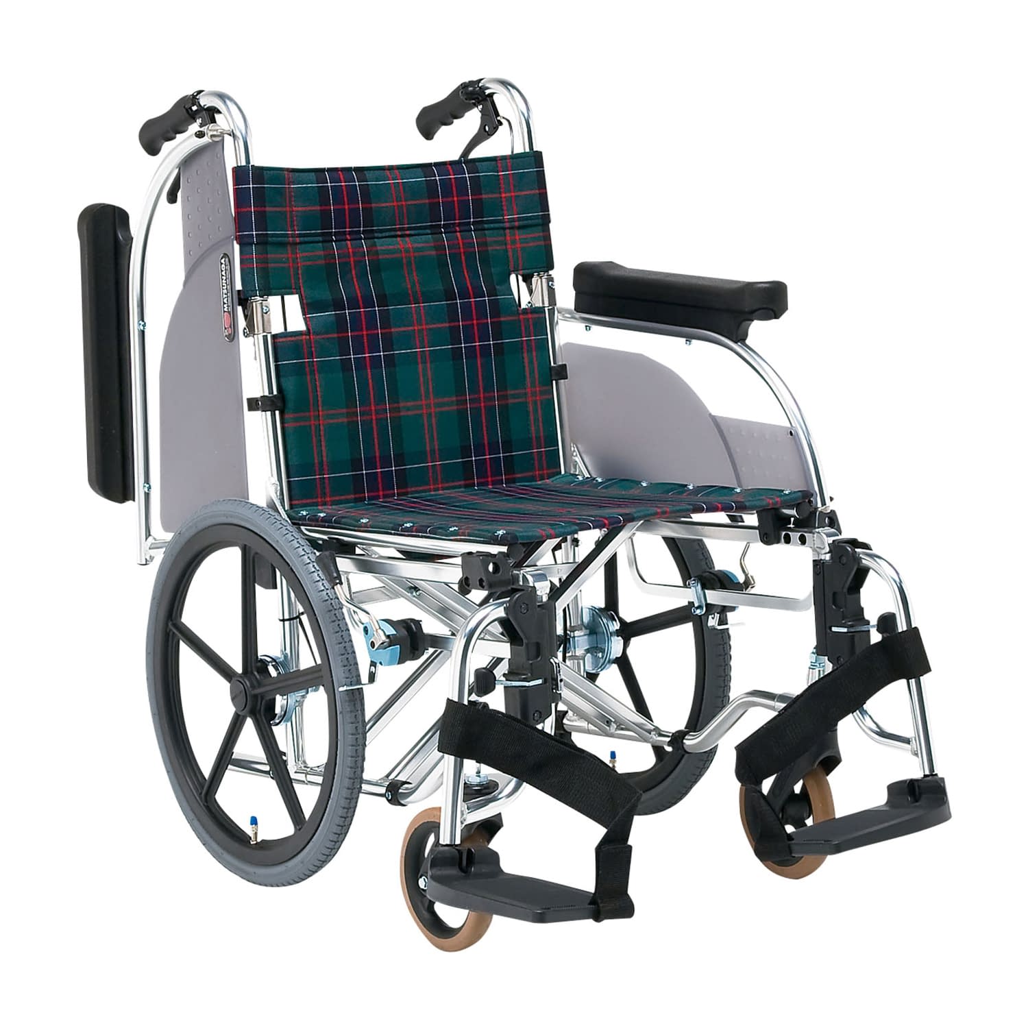 車いす(介助・アルミ)背折れ・多機能 背折れ 20-5836-0203 S－2 松永製作所 AR-601-420