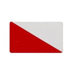 救護標識(シグナル小)半赤 半赤(小) ベッドネーム 20-5241-01 Fukumi FK-SCW(10マイイリ)