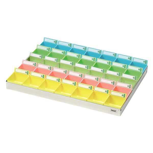 投薬トレー(35人用) 散薬トレー 19-7665-01 Fukumi ST-355(ステン/5ショク)