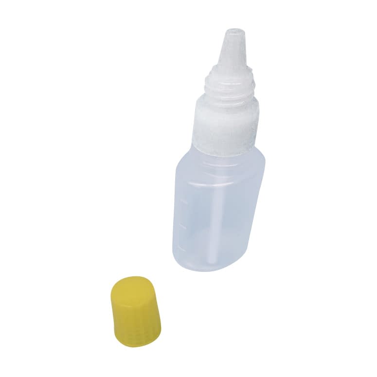 サンケミ噴霧容器(滅菌済) 噴霧器 24-8103-0103 本体：透明(原色)キャップ：黄 サンケミカル 30CC(100ポンイリ)