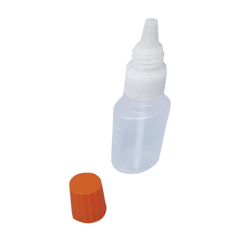 サンケミ噴霧容器(滅菌済) 噴霧器 24-8103-0006 本体:透明(原色)キャップ:オレンジ サンケミカル 15CC(100ポンイリ)