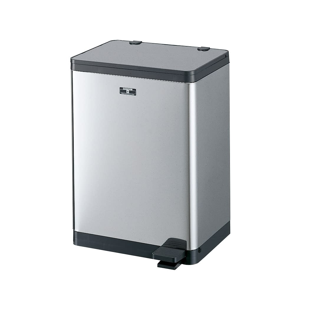 汚物入れ(角型) 02-2730-00 山崎産業 SC-K15(14.5L)ステンレス