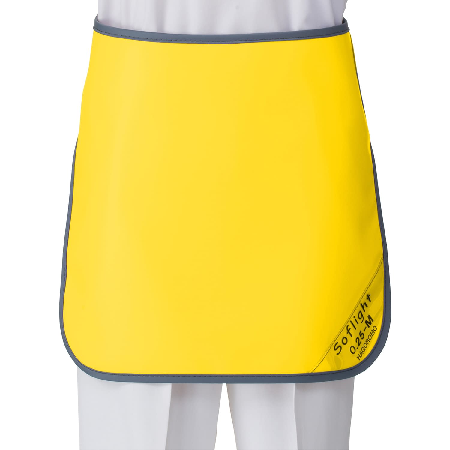 防護スカート ワイドマジックベルト式 02-4685-1104 イエロー マエダ SLSM-25M (ソフライト)