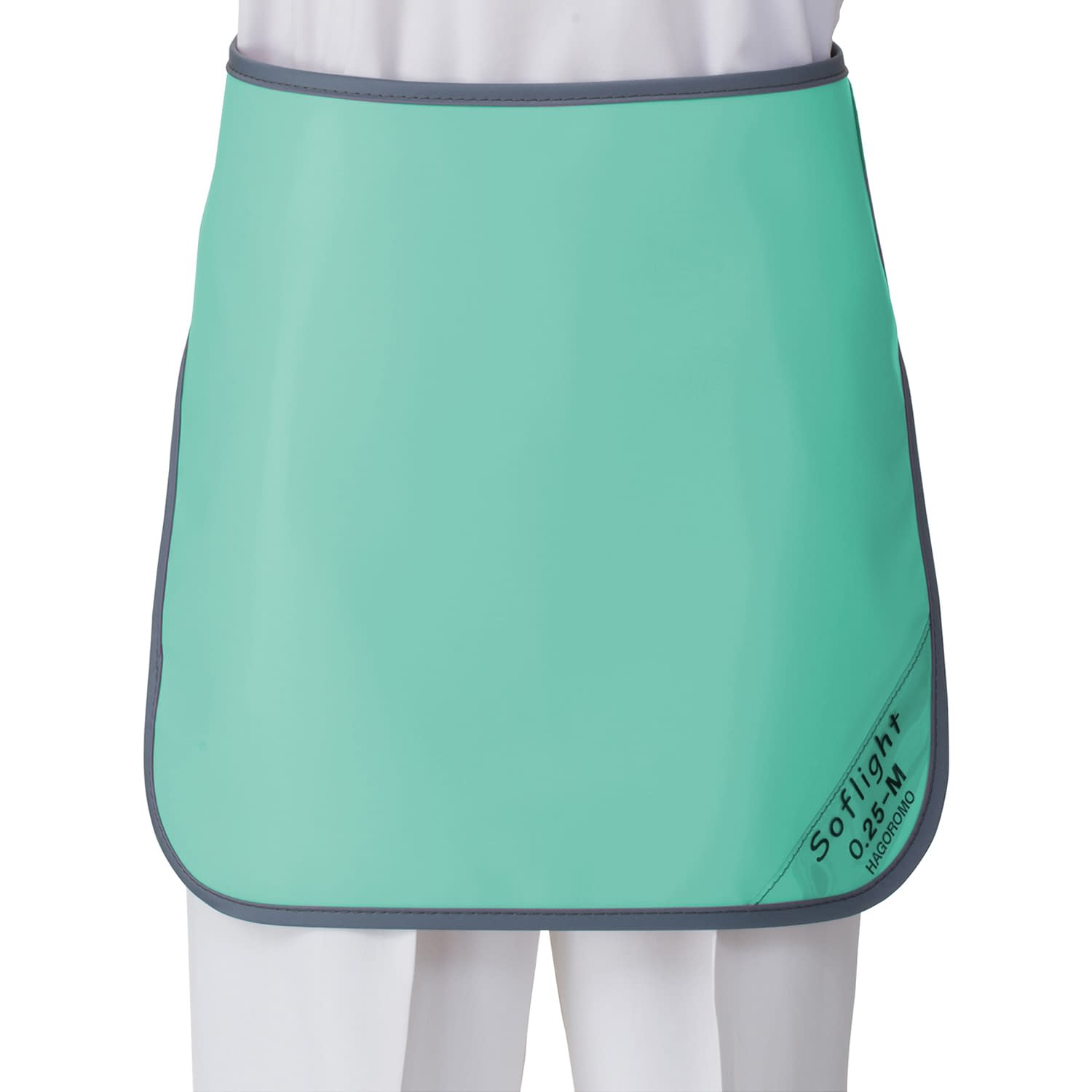 防護スカート ワイドマジックベルト式 02-4685-1203 グリーン マエダ SLSM-25L (ソフライト)