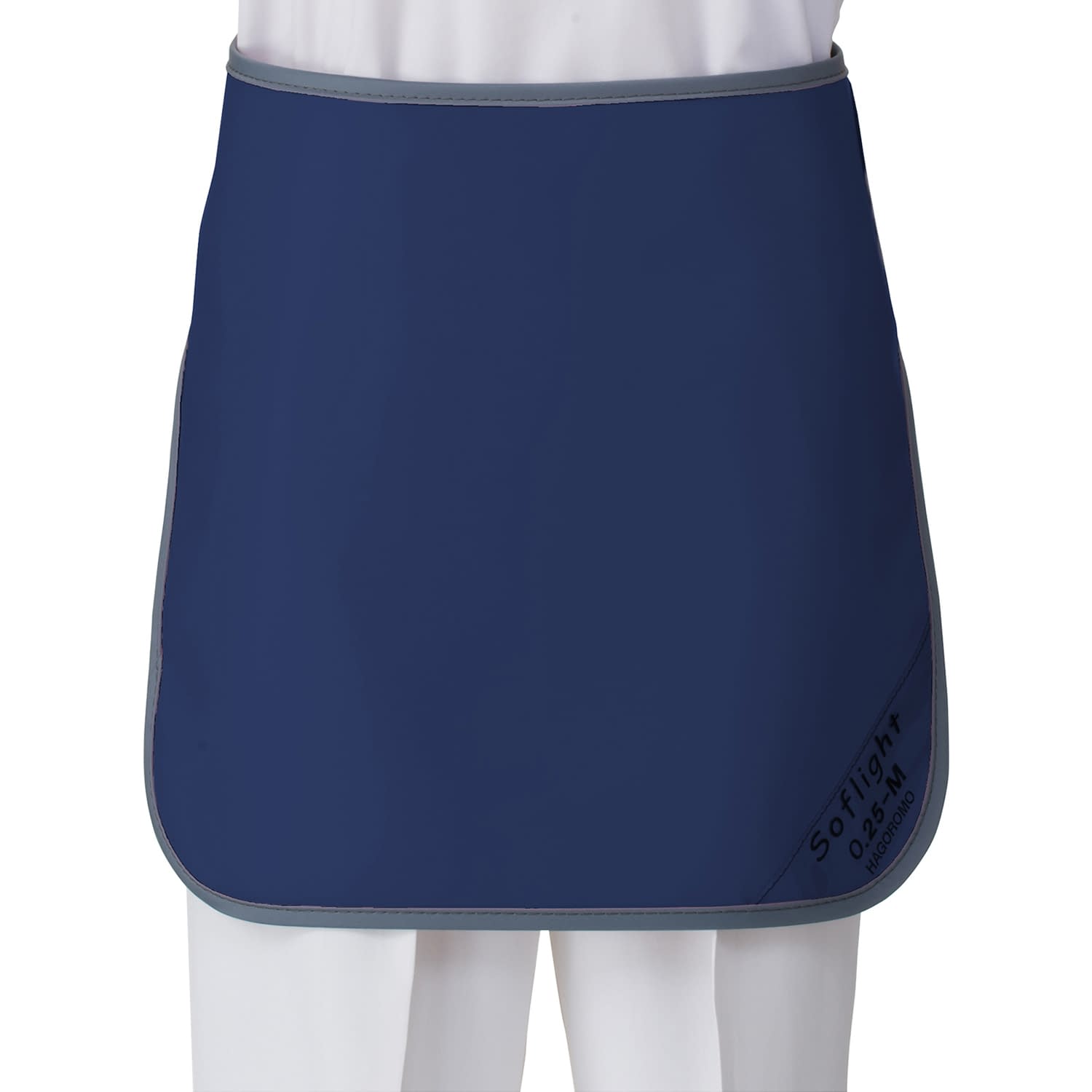 防護スカート ワイドマジックベルト式 02-4685-1207 ネイビー マエダ SLSM-25L (ソフライト)