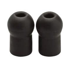 聴診器用イヤーチップ(黒) 24-8869-03 ウェルチ・アレン・ジャパン 5079-366(2コ1クミ)