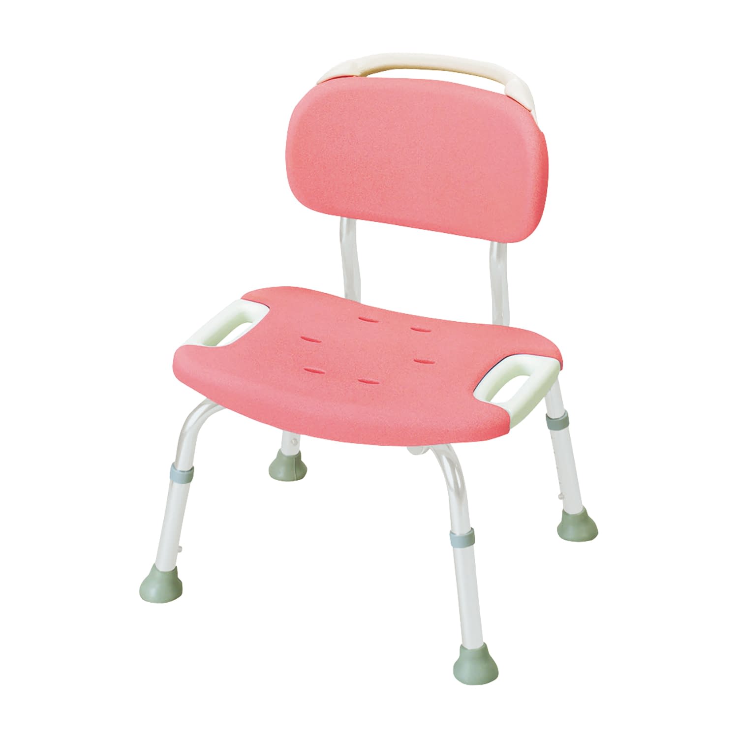 やわらかシャワーチェア ワイド 背付ワイドタイプ 風呂椅子 24-2392-0101 ピンク リッチェル セツキ
