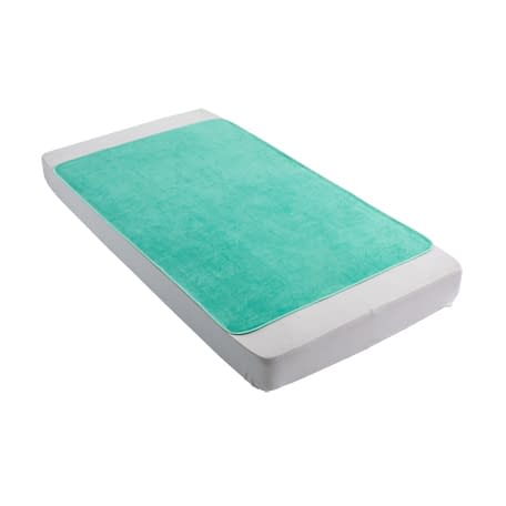 新多機能パイルシーツ 介護用シーツ 24-7195-0001 グリーン ケアメディックス 100X160CM