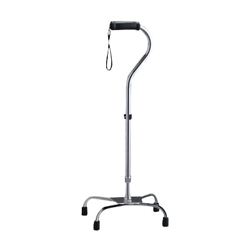 四点杖ミドルベース 23-3507-0101 シルバー 松永製作所 CMS-40M