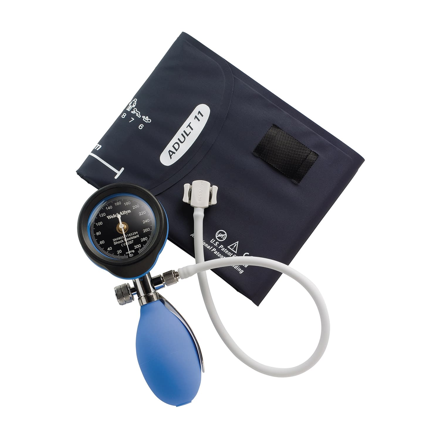 デュラショック アネロイド血圧計 02-5510-00 ウェルチ・アレン・ジャパン DS55-21-129(ブルー)