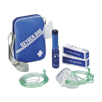 携帯用酸素吸入器 活気ゲンII(局方) 25-3679-00 日本炭酸瓦斯 410080002