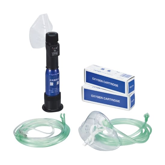携帯用酸素吸入器 活気ゲンOQ(局方 セット 20-5555-00 日本炭酸瓦斯 410080001