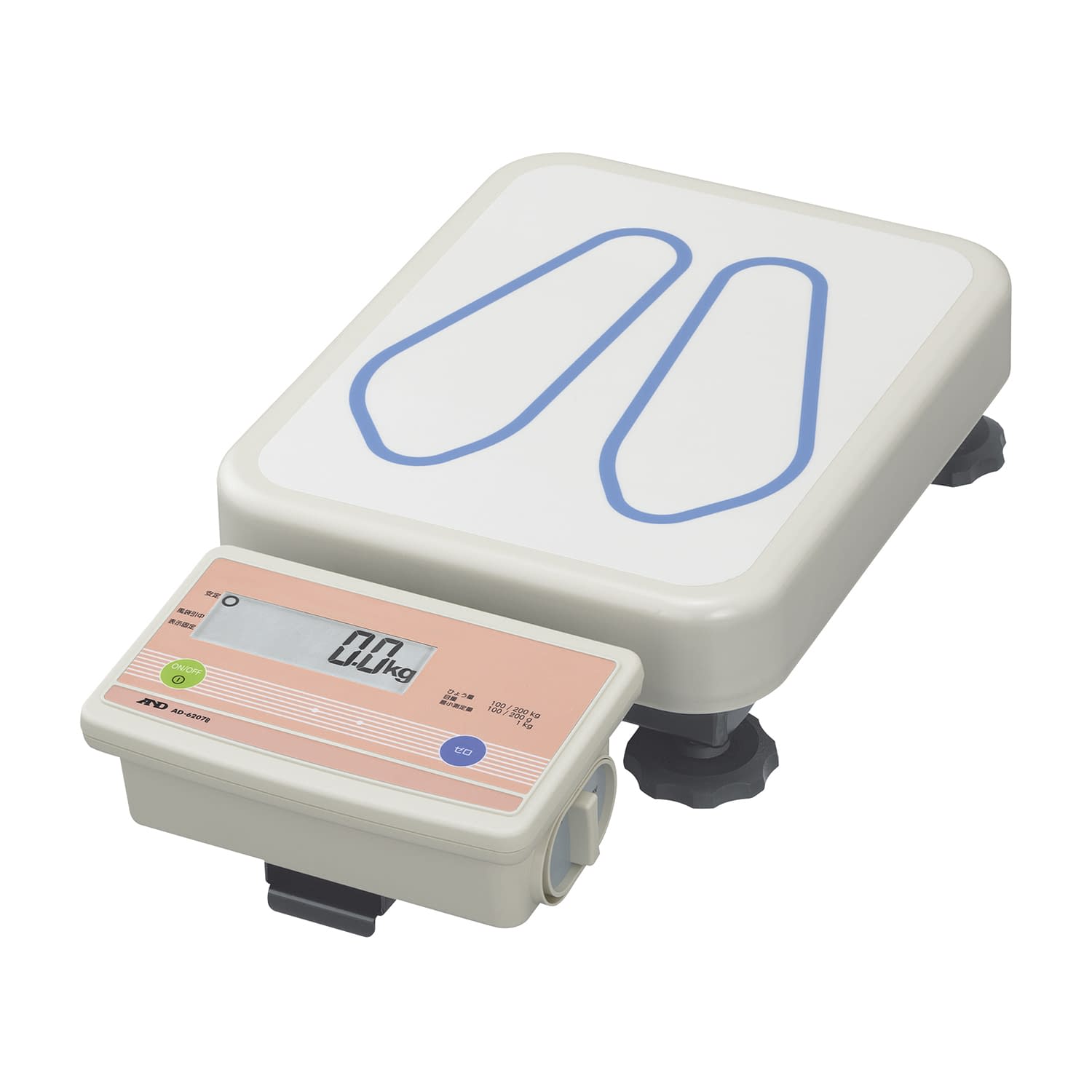 デジタル体重計(検定品) ポールなし 19-2135-00 エー・アンド・デイ AD-6207B(ポールナシ)