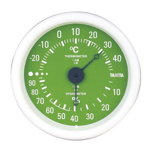 温湿度計 温湿度計 20-2307-01 タニタ TT-515-GR(グリーン)