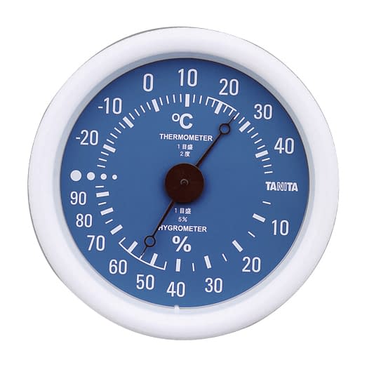 温湿度計 温湿度計 20-2307-02 タニタ TT-515-BL(ブルー)