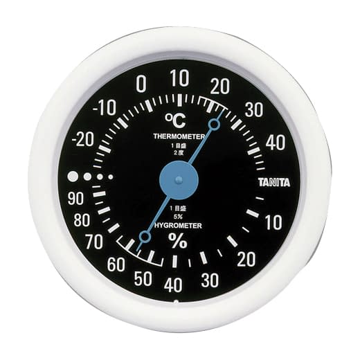 温湿度計 温湿度計 20-2307-03 タニタ TT-515-BK(ブラック)