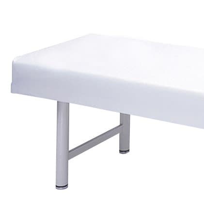 診察台カバー(レザー製) 20-3800-0101 ビニルレザー白 高田ベッド製作所 TB-90(60X180CM)