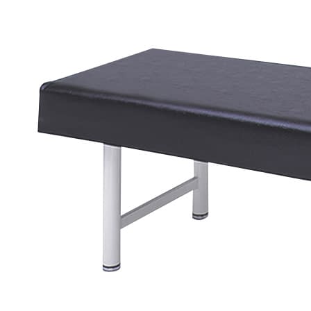 診察台カバー(レザー製) 20-3800-0103 ビニルレザー黒 高田ベッド製作所 TB-90(60X180CM)